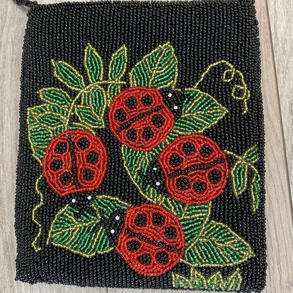 Vintage beaded purse - Picture 2 of 4